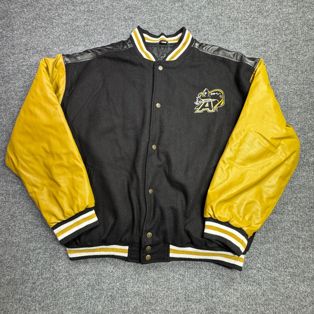 Army Black Knights Steve & Barrys Varsity Jacket Mens XL Black Gold Retro Logo